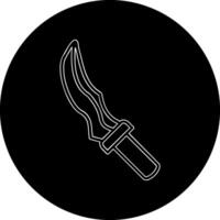 icono de vector de cuchillo