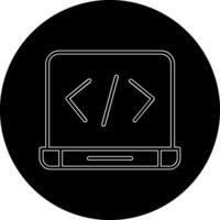 icono de vector de codificación web