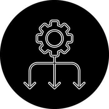 icono de vector de algoritmo