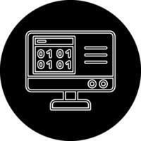 Binary Code Vector Icon