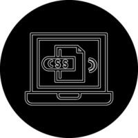 icono de vector de css