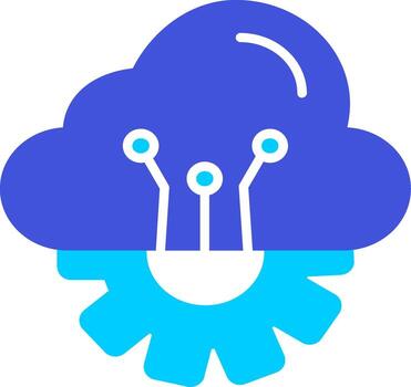 Cloud Computing Vector Icon