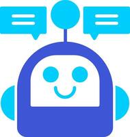 icono de vector de chatbot