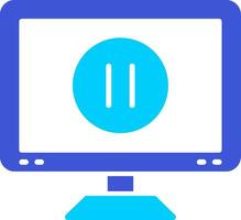 Pause Button Vector Icon