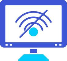 No Wifi Signals Vector Icon