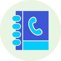 Phone Book Vector Icon