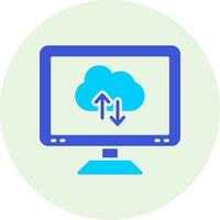 Cloud Computing Vector Icon