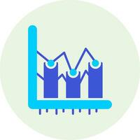 Bar chart Vector Icon
