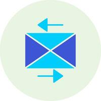 enviar icono de vector de correo