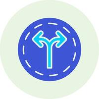Two Way Vector Icon