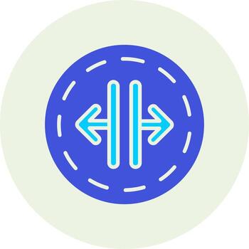 anchura vector icono