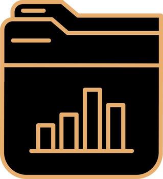 icono de vector de carpeta