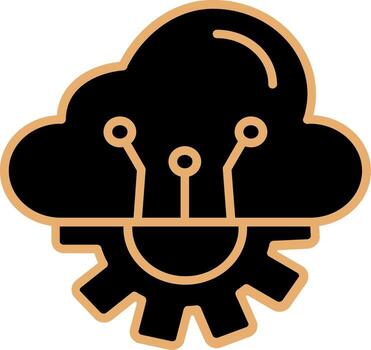 Cloud Computing Vector Icon