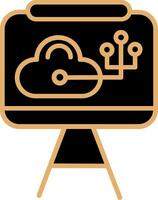 icono de vector de presentación