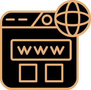 icono de vector de dominio