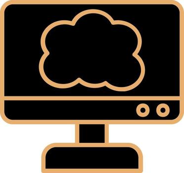Cloud Computing Vector Icon