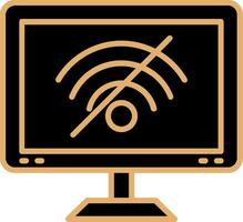 No Wifi Signals Vector Icon