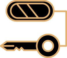 Composite Key Vector Icon