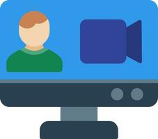 Video Call Vector Icon