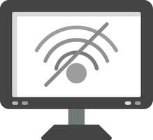 No Wifi Signals Vector Icon