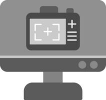 Monitor Screen Vector Icon