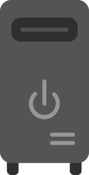 icono de vector de torre de computadora