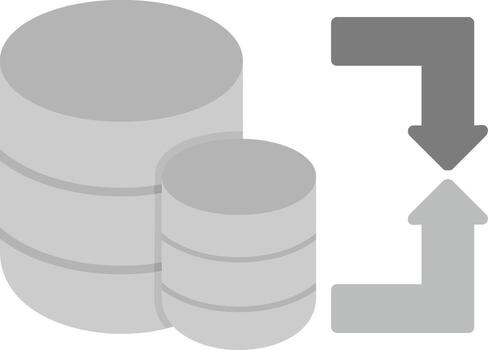 Data Migration Vector Icon