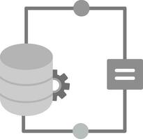 icono de vector de integración de datos