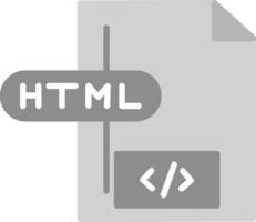 icono de vector de archivo html