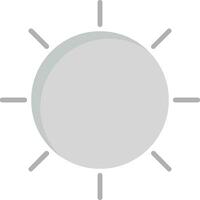 icono de vector de sol