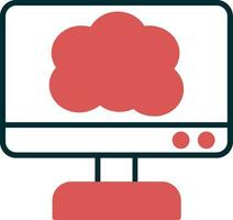 Cloud Computing Vector Icon