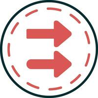 Fast Forward Vector Icon