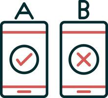 Ab Testing Vector Icon