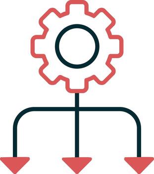 icono de vector de algoritmo