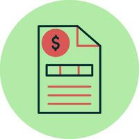 Invoice Vector Icon