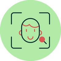 Face Scanner Vector Icon