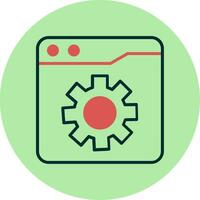 Web Settings Vector Icon