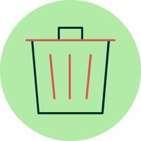 Trash Bin Vector Icon