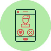 Dating App Vector Icon
