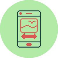 Profile Swipe Vector Icon