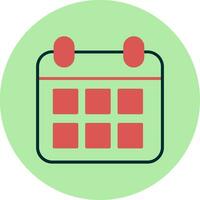 icono de vector de calendario