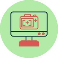 Monitor Screen Vector Icon