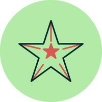 icono de vector de estrella de mar