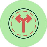 Two Way Vector Icon