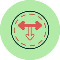 T Junction Vector Icon