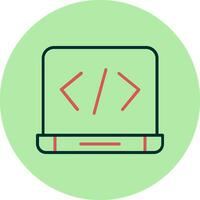 Web coding Vector Icon
