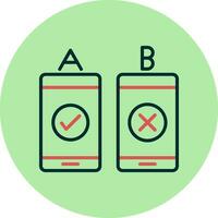 Ab Testing Vector Icon