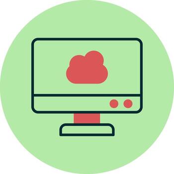 Cloud Computing Vector Icon