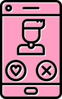 Dating App Vector Icon