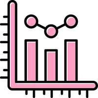 Bar chart Vector Icon